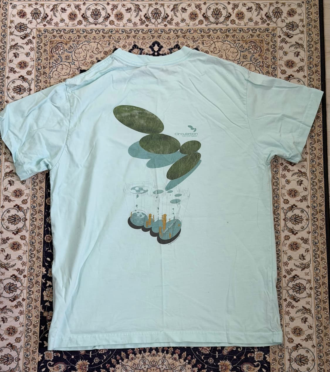 산산기어 스카이블루 반팔 상품이미지1