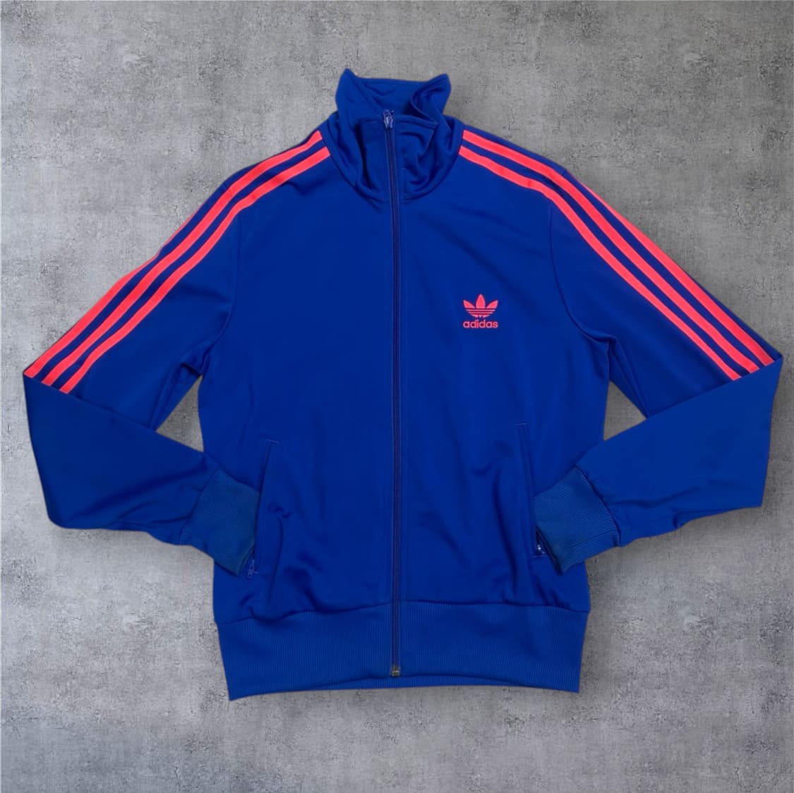 아디다스 Adidas 블루 파이어버드 백로고 트랙탑 져지 100 상품이미지1