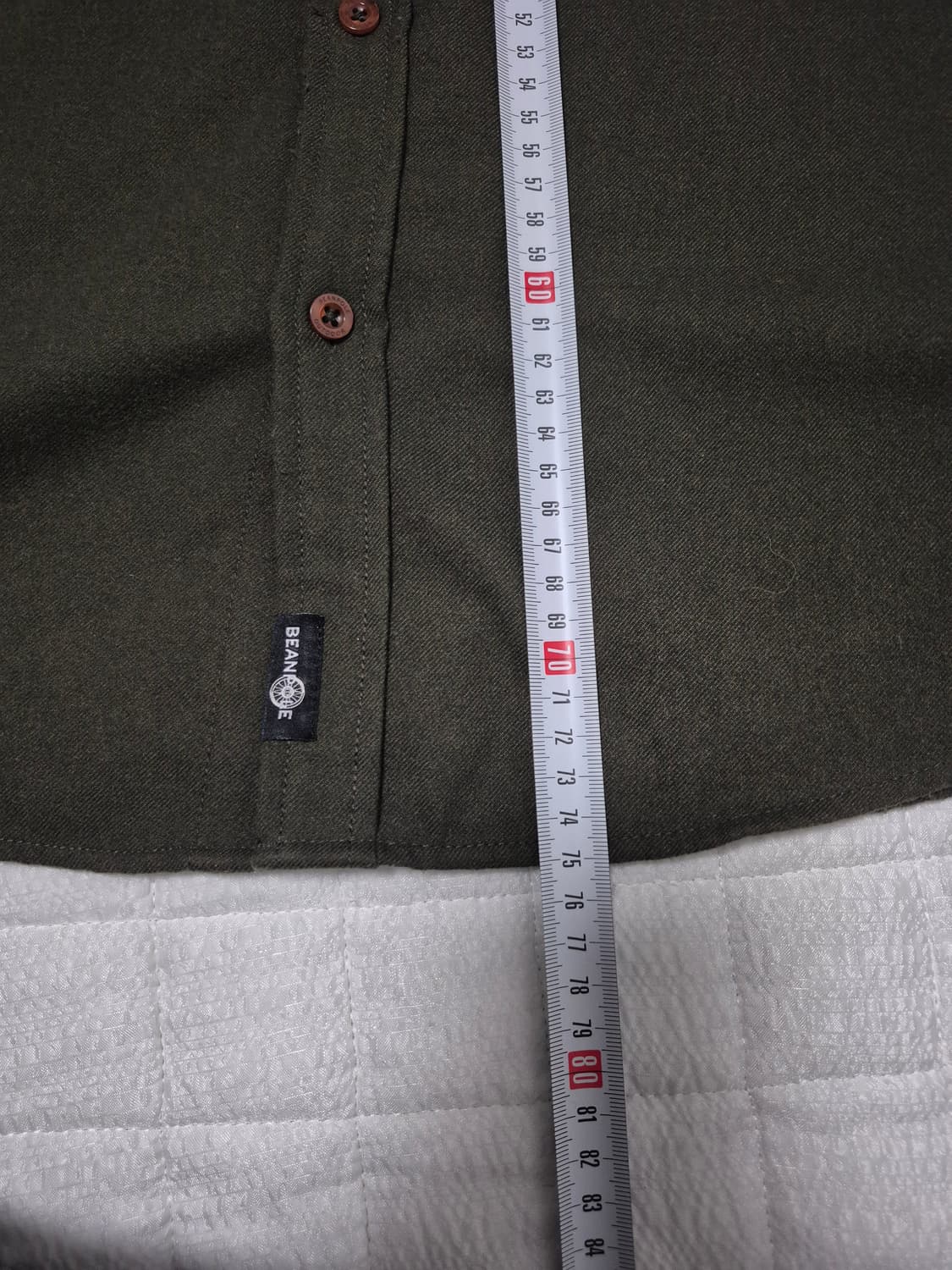 빈폴 셔츠 남성용 긴팔 카키색 남성 105사이즈 상품이미지10