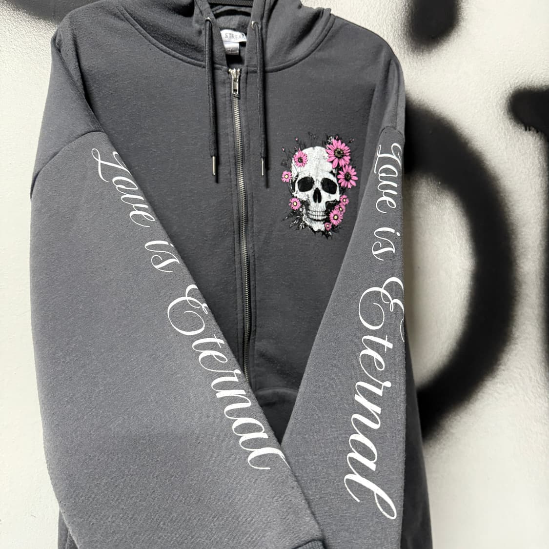 VTG 빈티지 빅사이즈 올드스쿨 풀 프린팅 집업 후디 상품이미지4