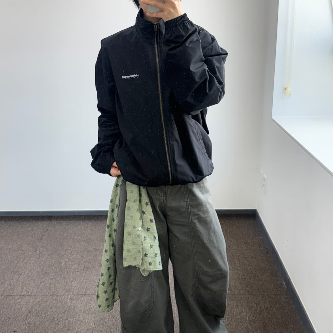 Thisisneverthat 디스이즈네버댓 블랙 바람막이 상품이미지1