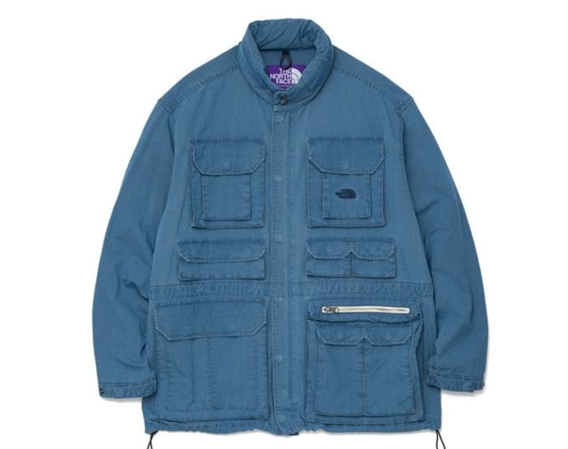 노스페이스 퍼플라벨 nanamica 인디고 필드자켓 xl 상품이미지1