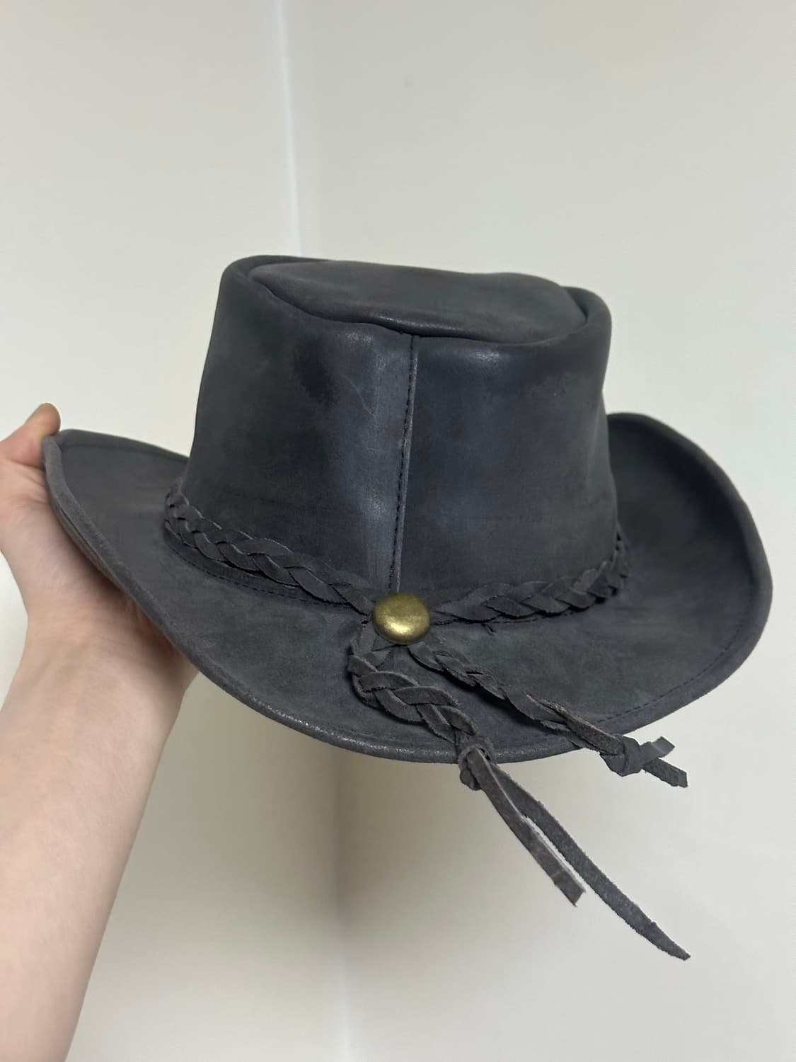 빈티지 소가죽 카우보이 햇 웨스턴 모자 남녀공용 상품이미지4