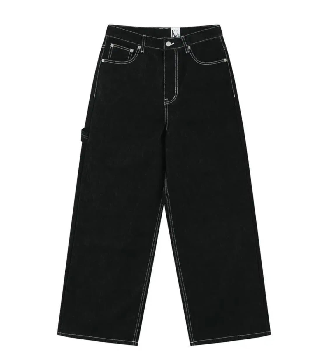 카시코 Kashiko Nonfade Denim Pants Black S 상품이미지3