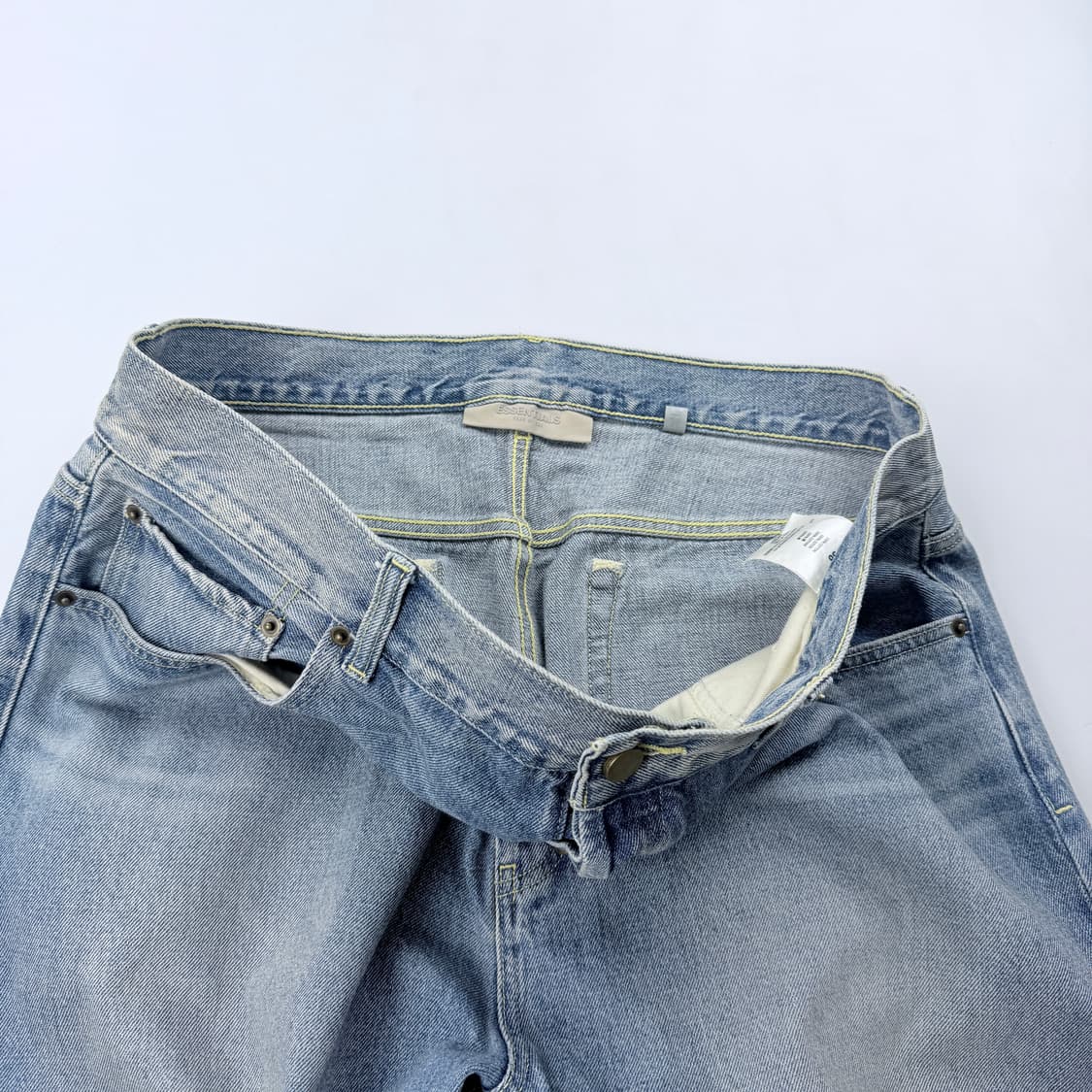 피어오브갓 에센셜 블루 페이디드 데님팬츠 상품이미지4