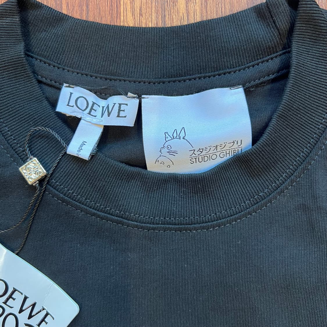 [L]Loewe x 스튜디오 로에베 지브리 카오나시 티셔츠 블랙 상품이미지3