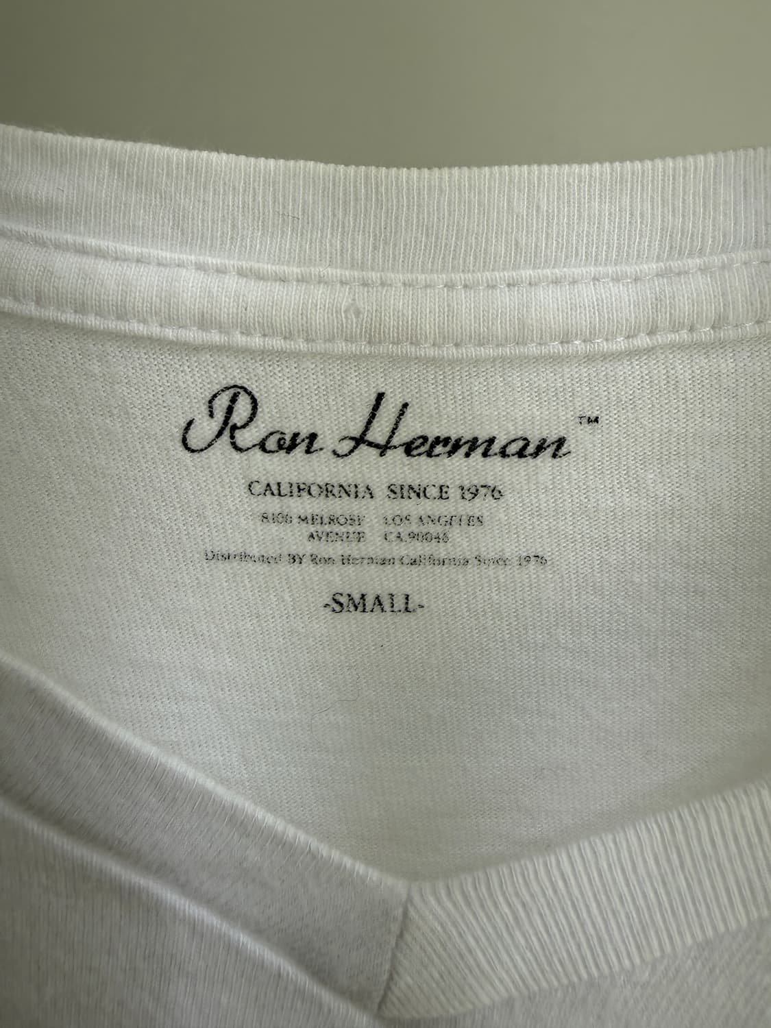 RON HERMAN (Made in Japan) 브이넥 반팔티  상품이미지5