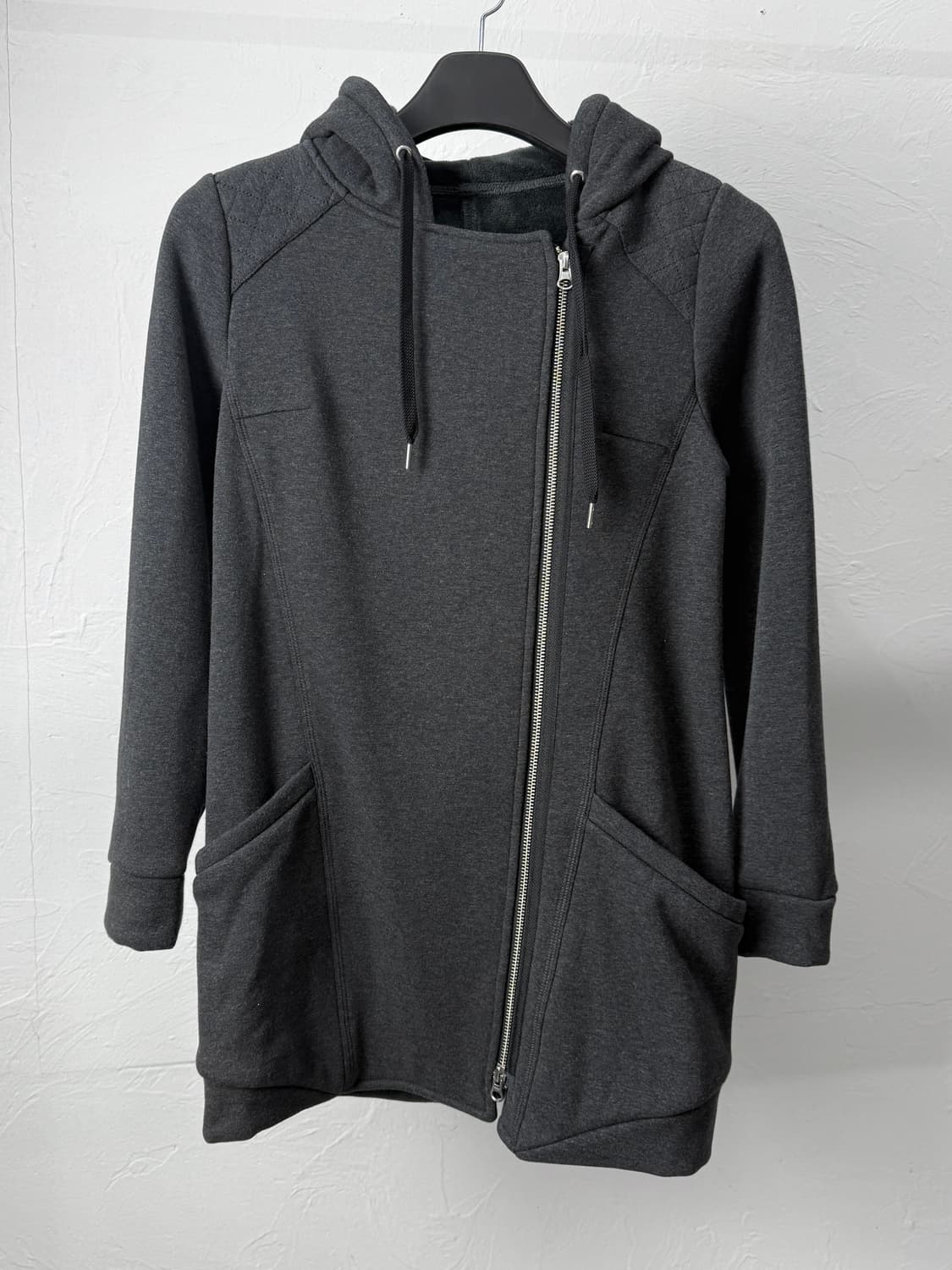 Fontana Crande 사선 후드 집업 상품이미지2