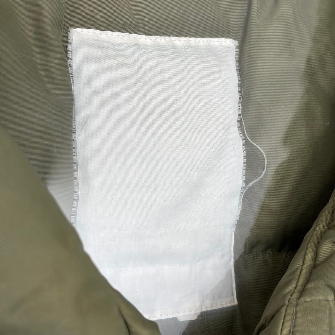 빈티지 미군 m69 다운 패딩 베스트 조끼 상품이미지2