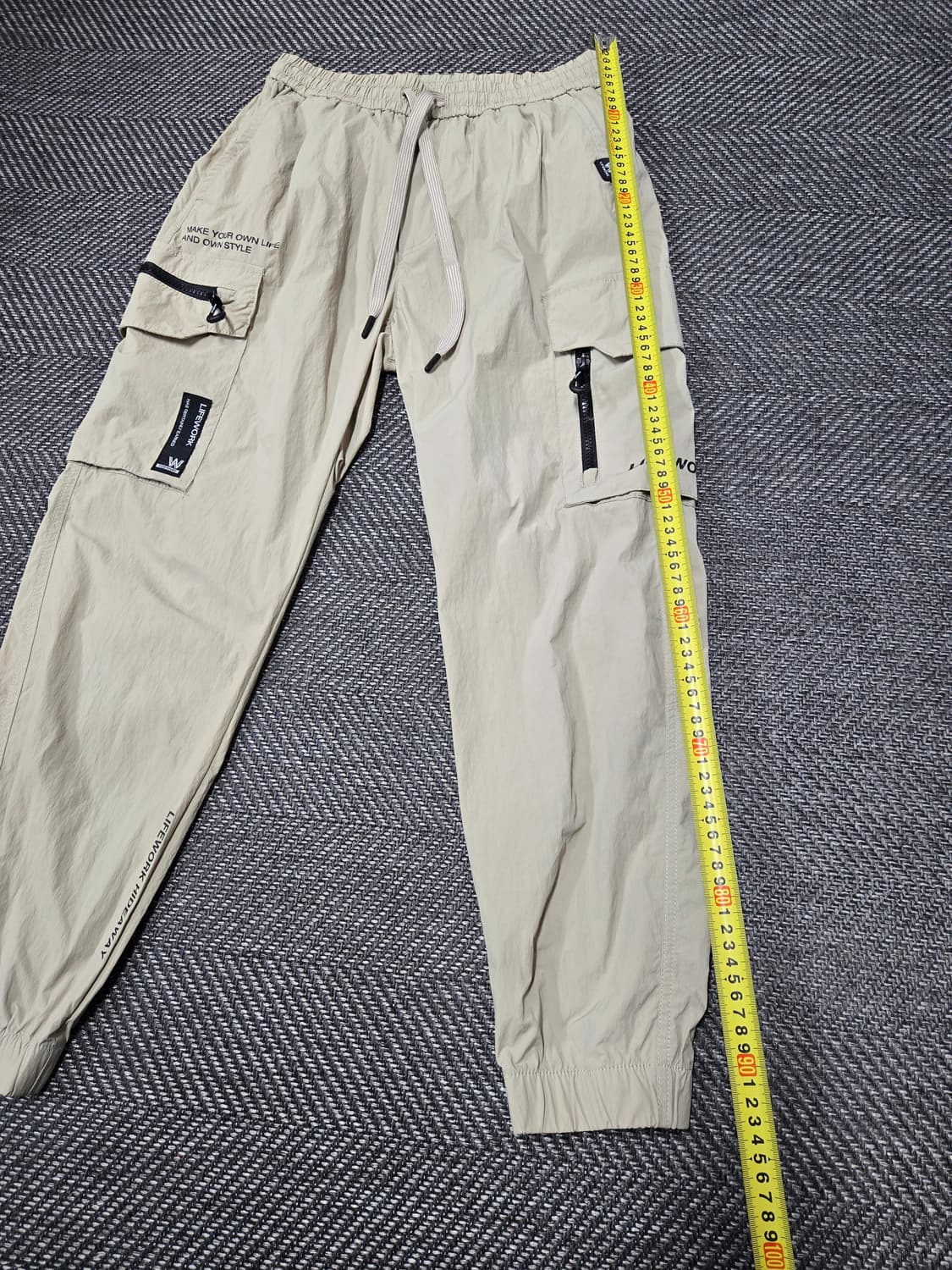 라이프워크 카고 조거 팬츠 베이지 상품이미지9