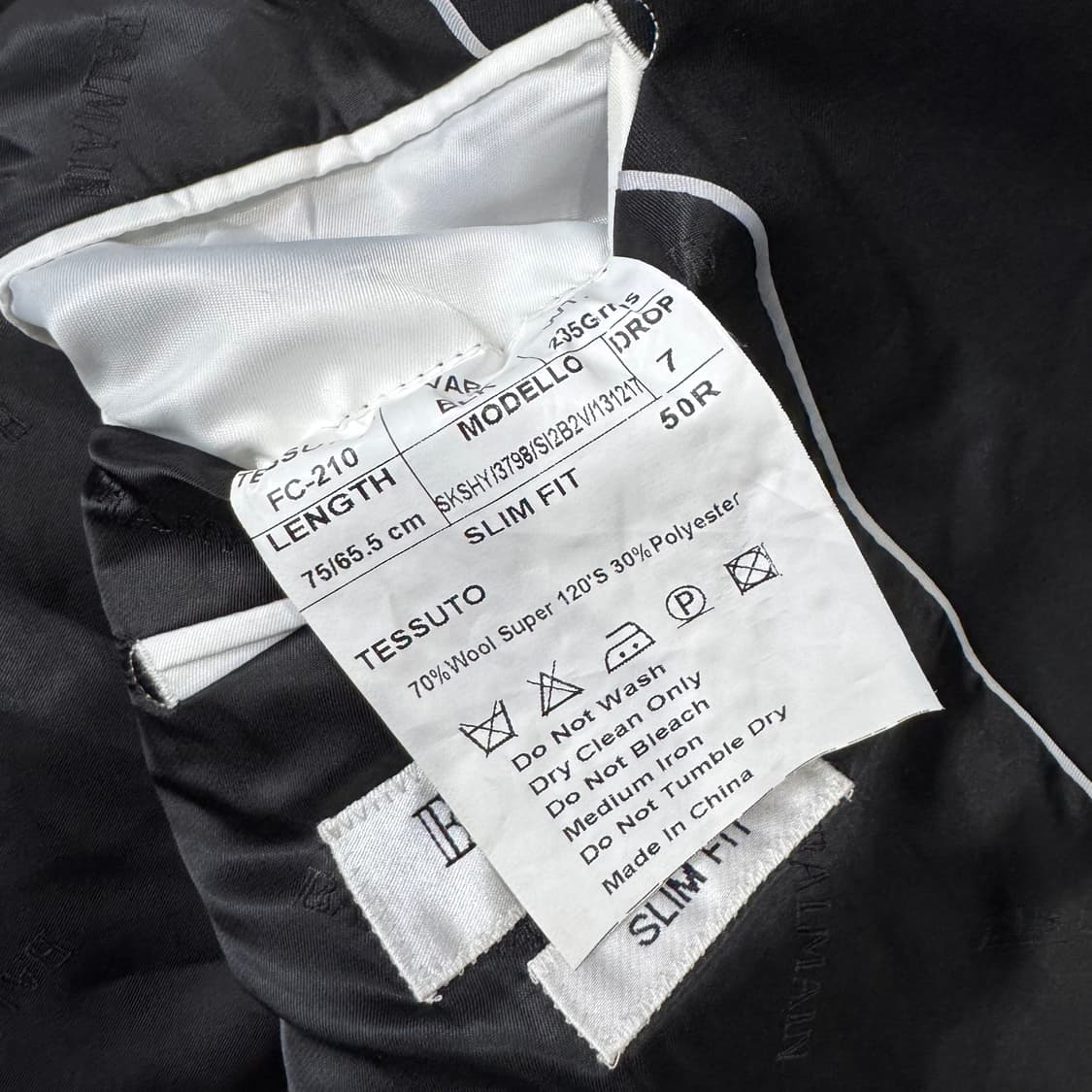 발망 슬림핏 블랙 블레이저 상품이미지5