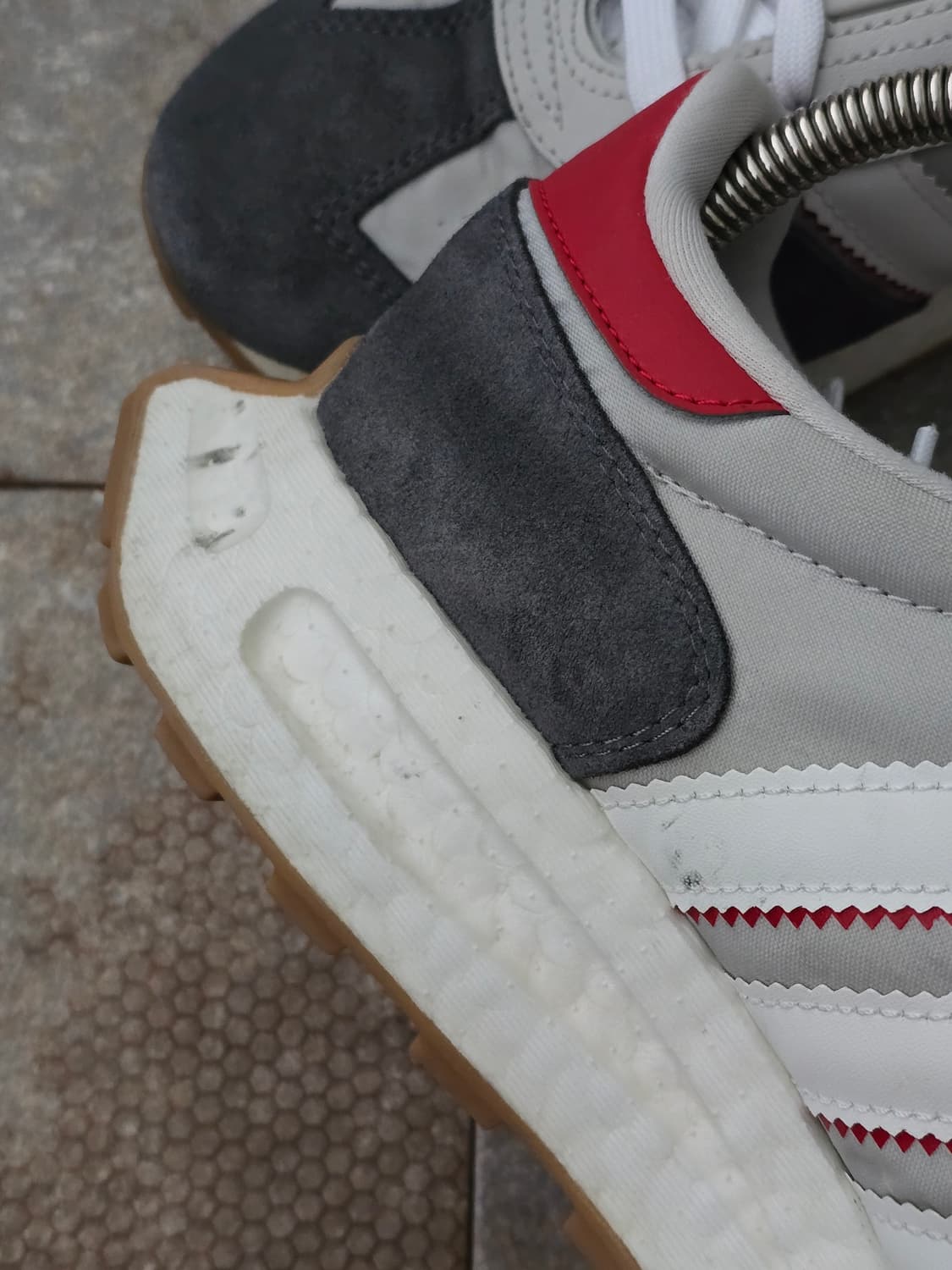 (270)아디다스 레트로피 e5 그레이 화이트 상품이미지6