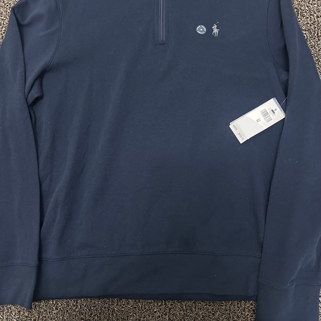 [새상품] POLO 폴로 랄프로렌 신상 반집업 니트 긴팔티셔츠 M 상품이미지4