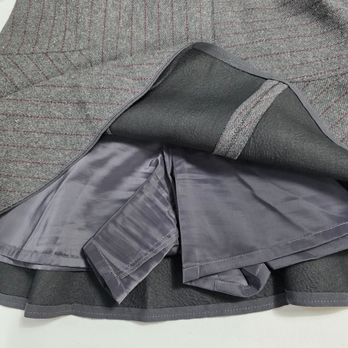 1150 주크 ZOOC 플레어 미니 스커트 울혼방 66 상품이미지6