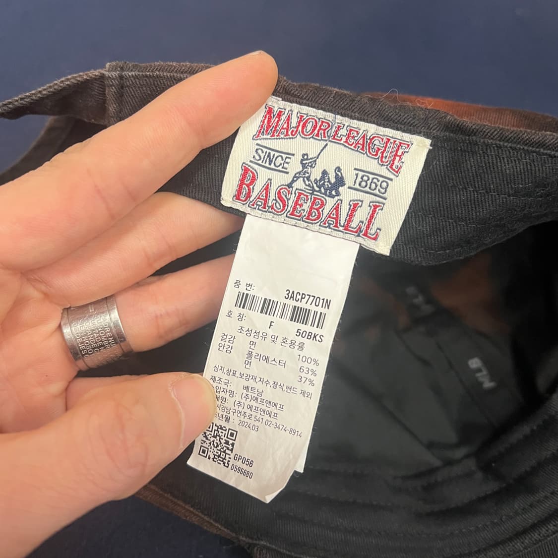 MLB 엠엘비 뉴욕 양키스 썬페이딩 타이다이 볼캡 모자 상품이미지4