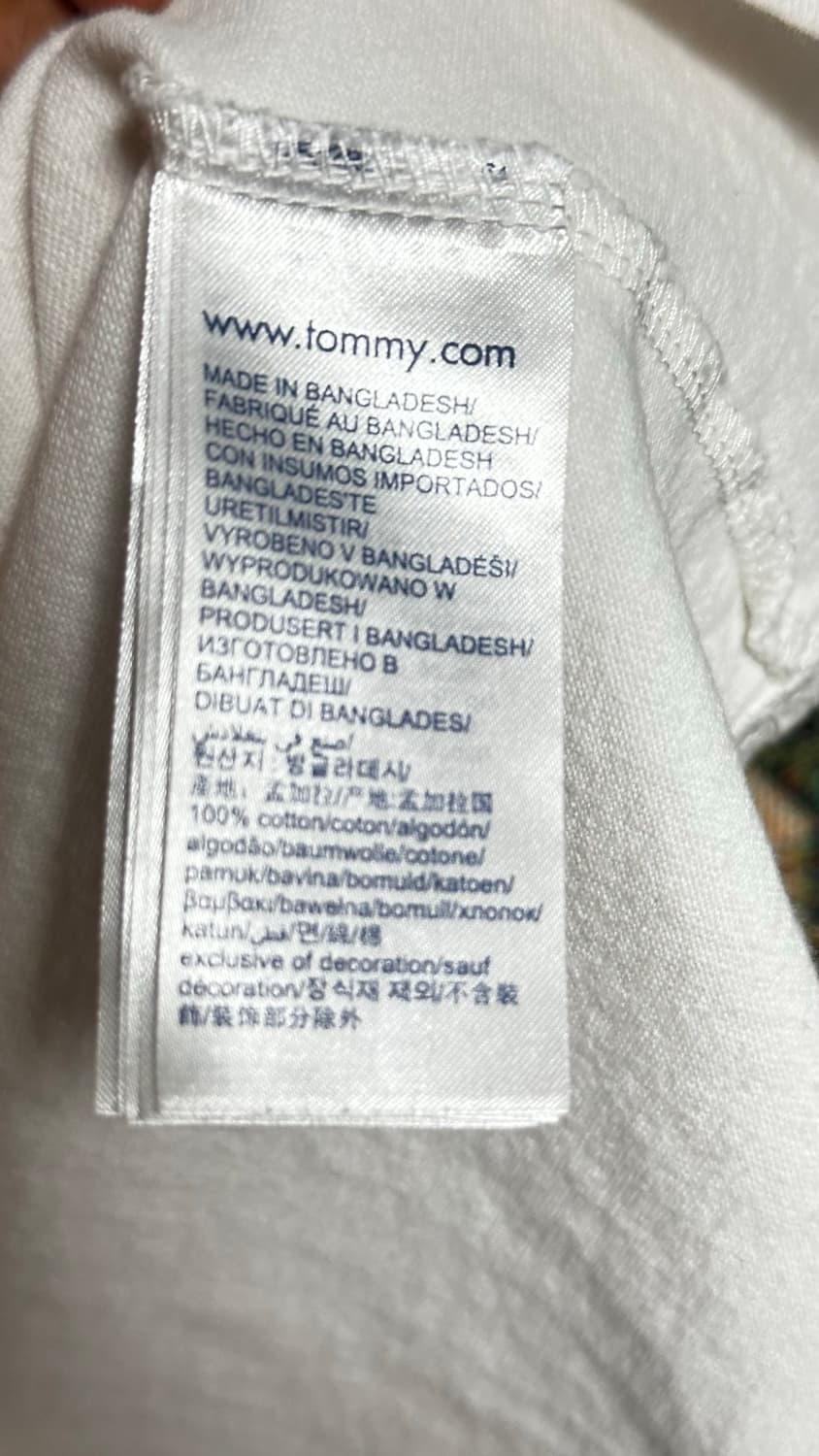타미힐피거 빅로고 반팔티 M 상품이미지4