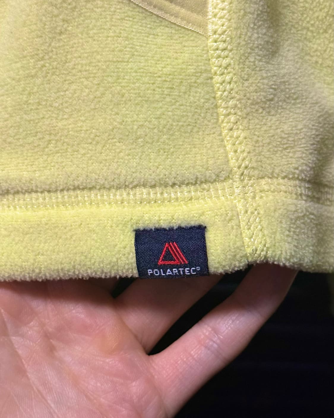 노스페이스 후리스 플리스 노랑색 옐로우 후드 집업 상아색 폴라텍 여성  상품이미지4