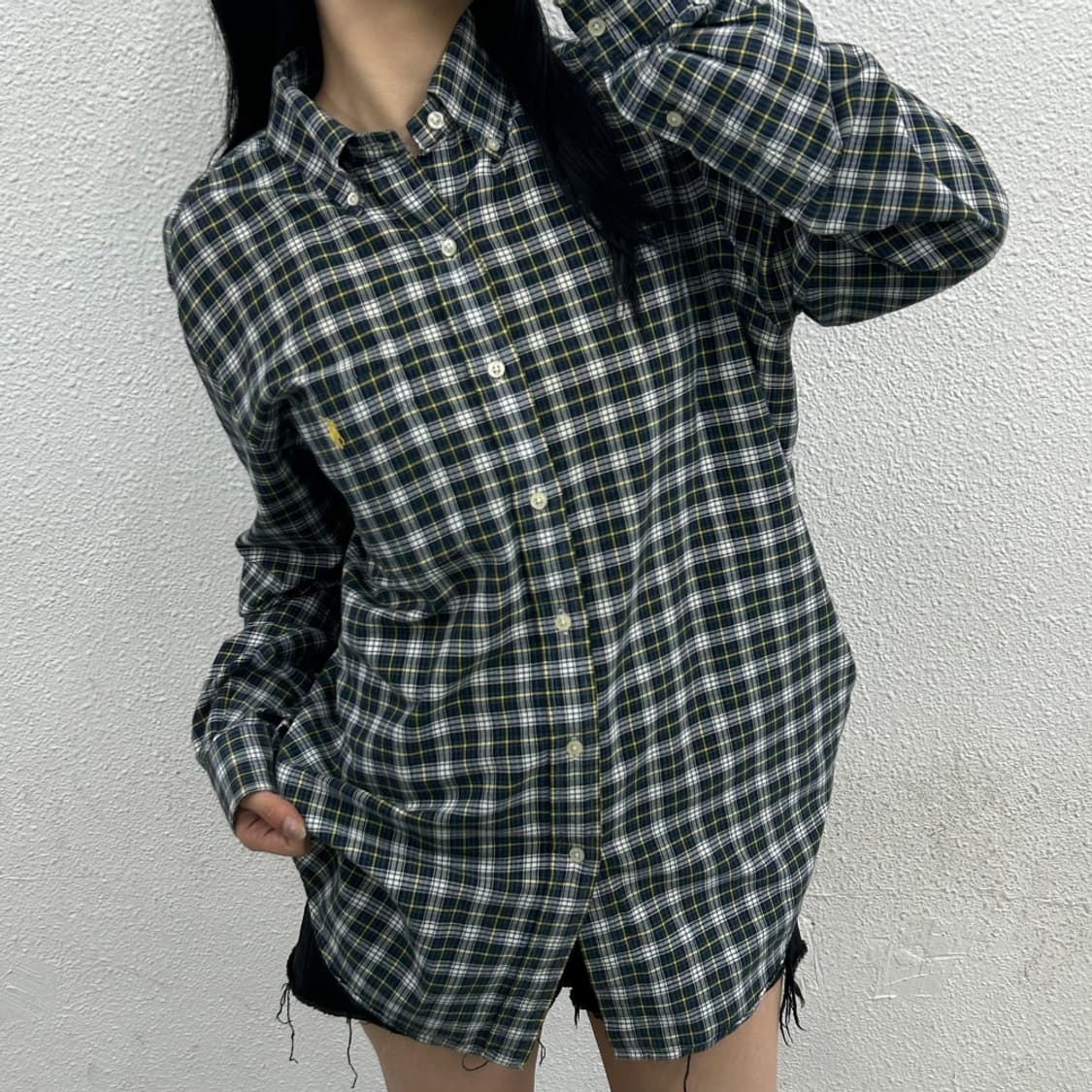 폴로 랄프로렌 레몬포니 체크 셔츠 M 상품이미지1