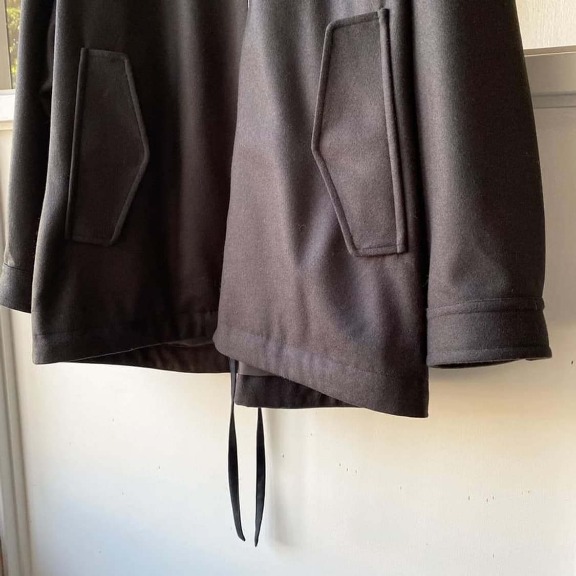 슈테인 stein 멜톤 집 울 하프 코트 상품이미지2