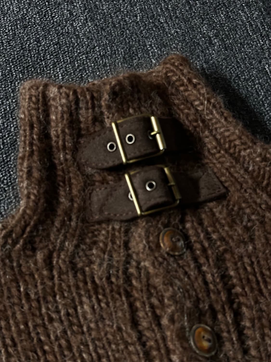 폴로 랄프로렌 핸드니트 울/알파카 스웨터 (XL) 상품이미지4