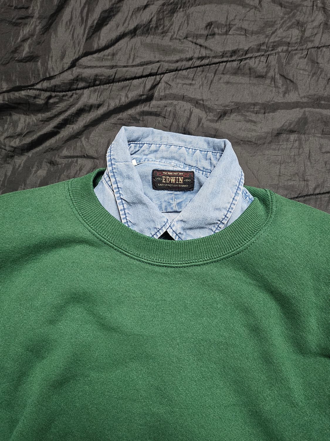Edwin 연청 데님 셔츠 L 상품이미지3