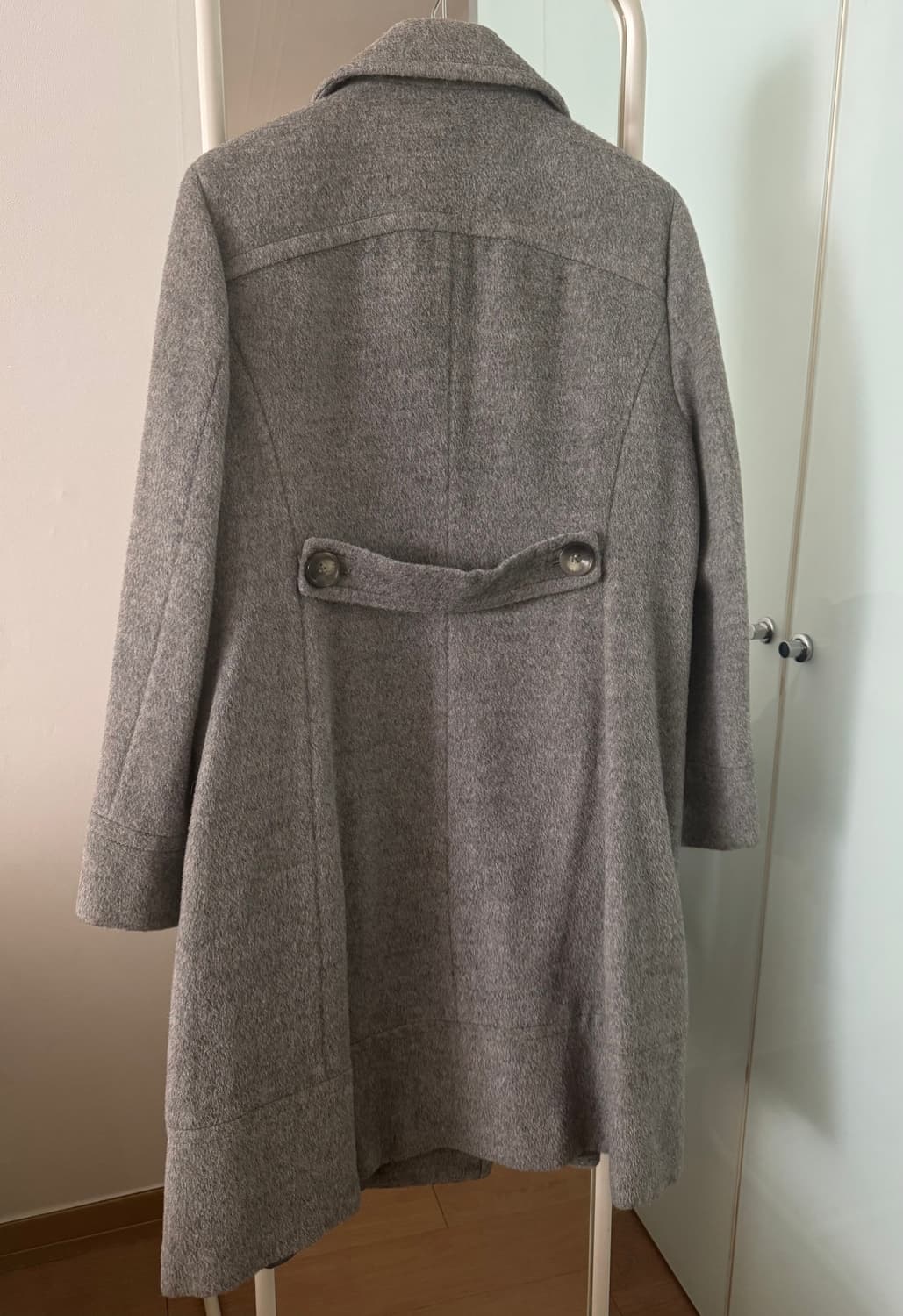 빈티지롱코트 그레이코트 L 77-88 상품이미지2