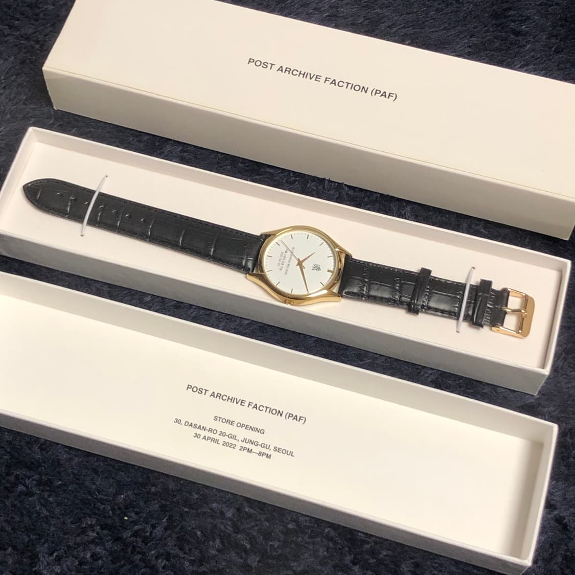 포스트아카이브팩션 서울 스토어 오픈기념 시계 상품이미지3