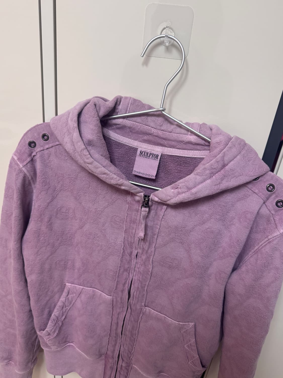 스컬프터 자카드 후드집업 상품이미지3