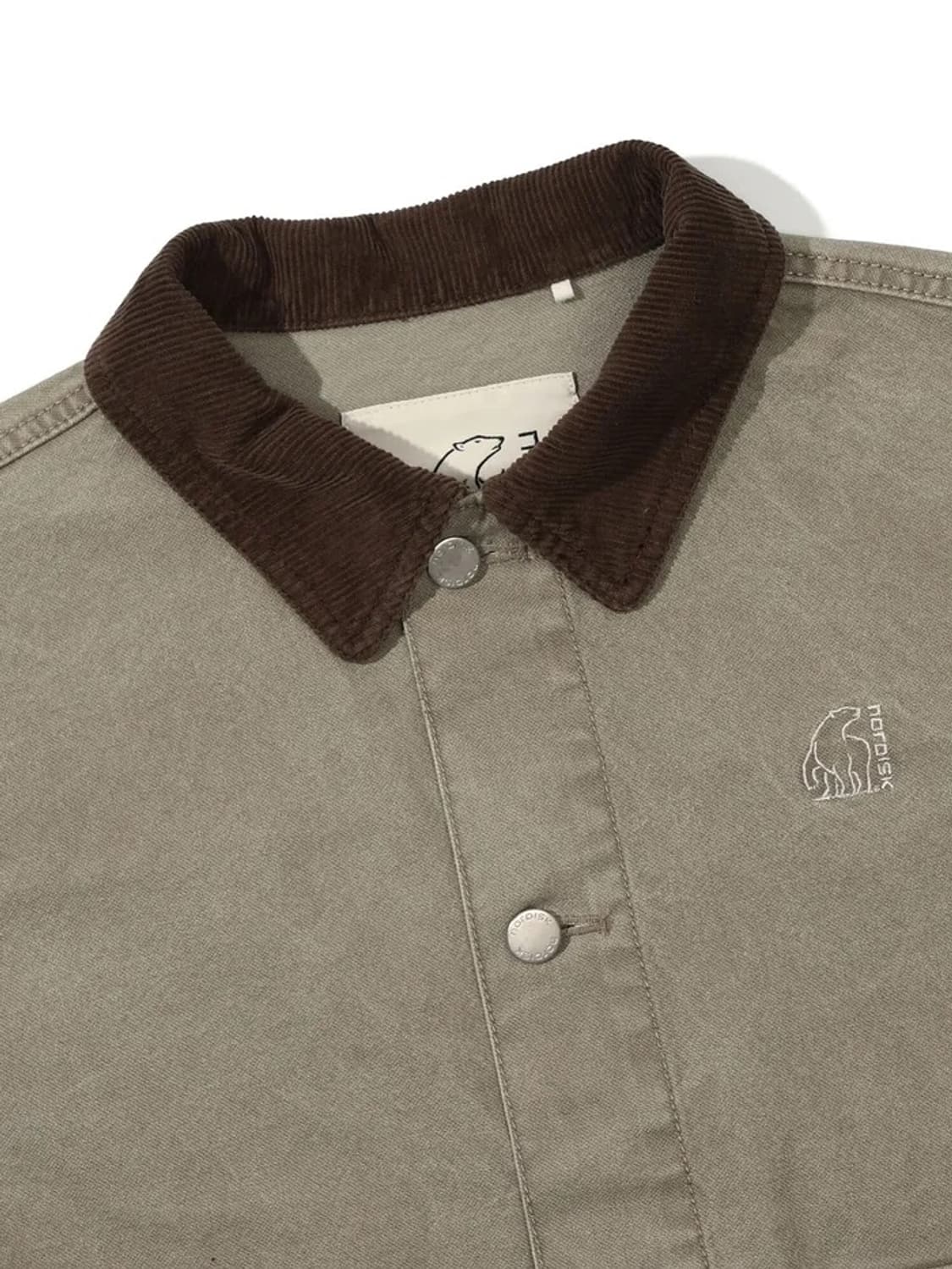 노르디스크 데님자켓 라이트카키 상품이미지4