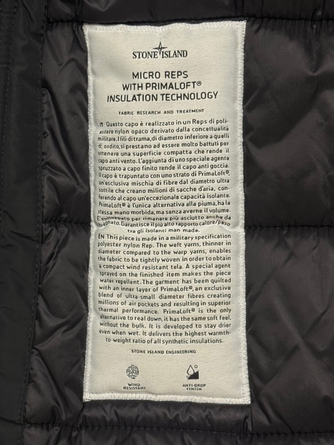 스톤아일랜드 마이크로랩스 인슐레이션 패딩 XL(105-110) 상품이미지2