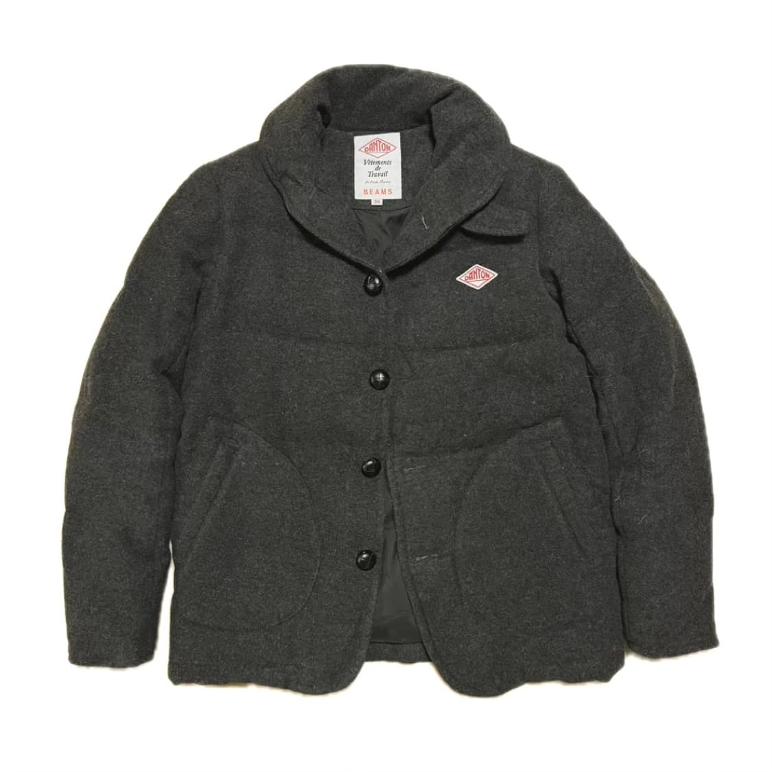 단톤 빔즈 콜라보 울 다운패딩 상품이미지1