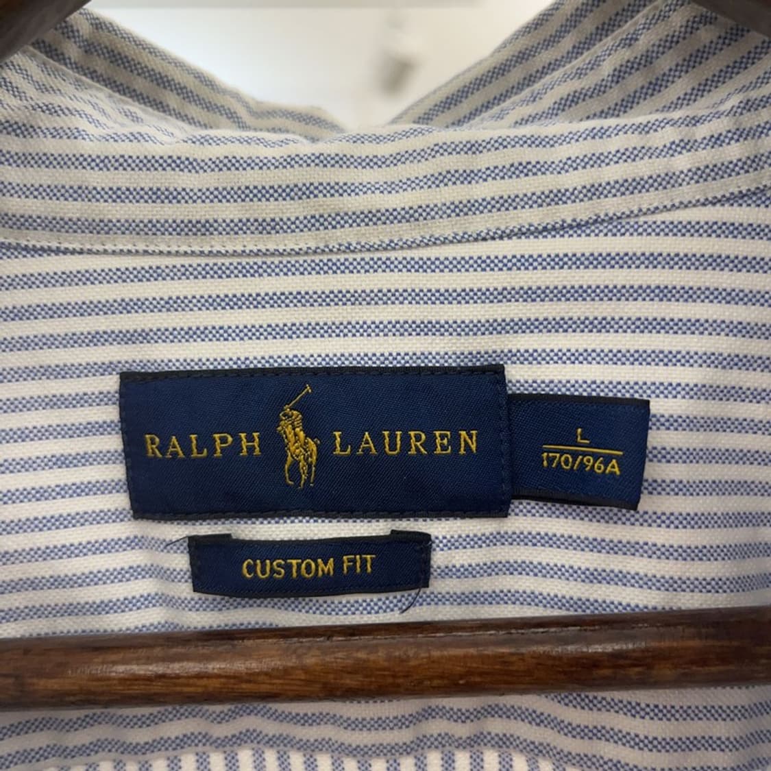 폴로 랄프로렌 빈티지 스트라이프 옥스포드 셔츠 100 C07563 상품이미지5