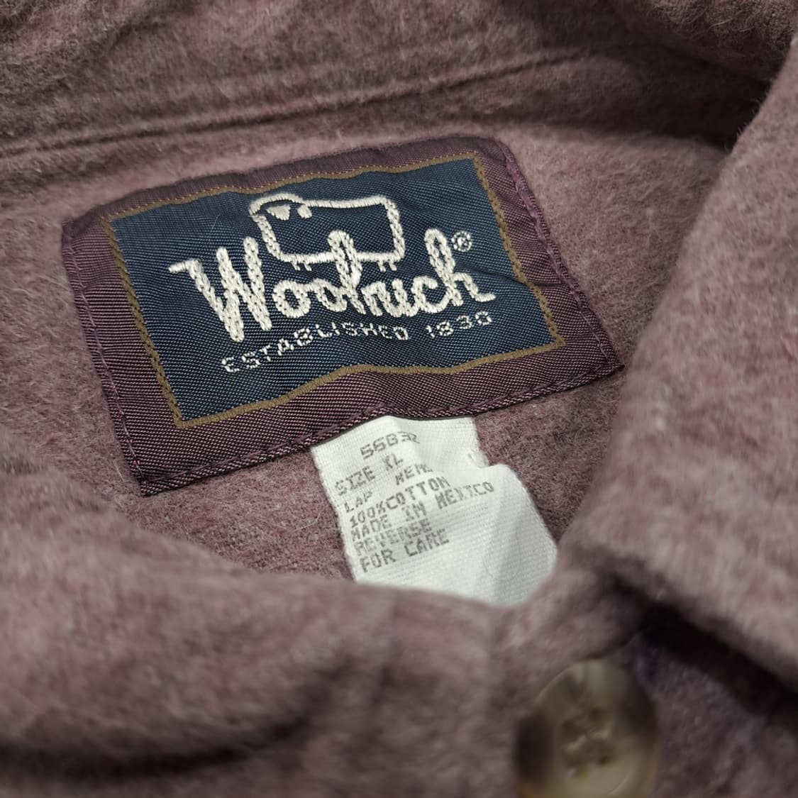 CL184 울리치 코튼 90s샤모아 모브 셔츠 상품이미지3