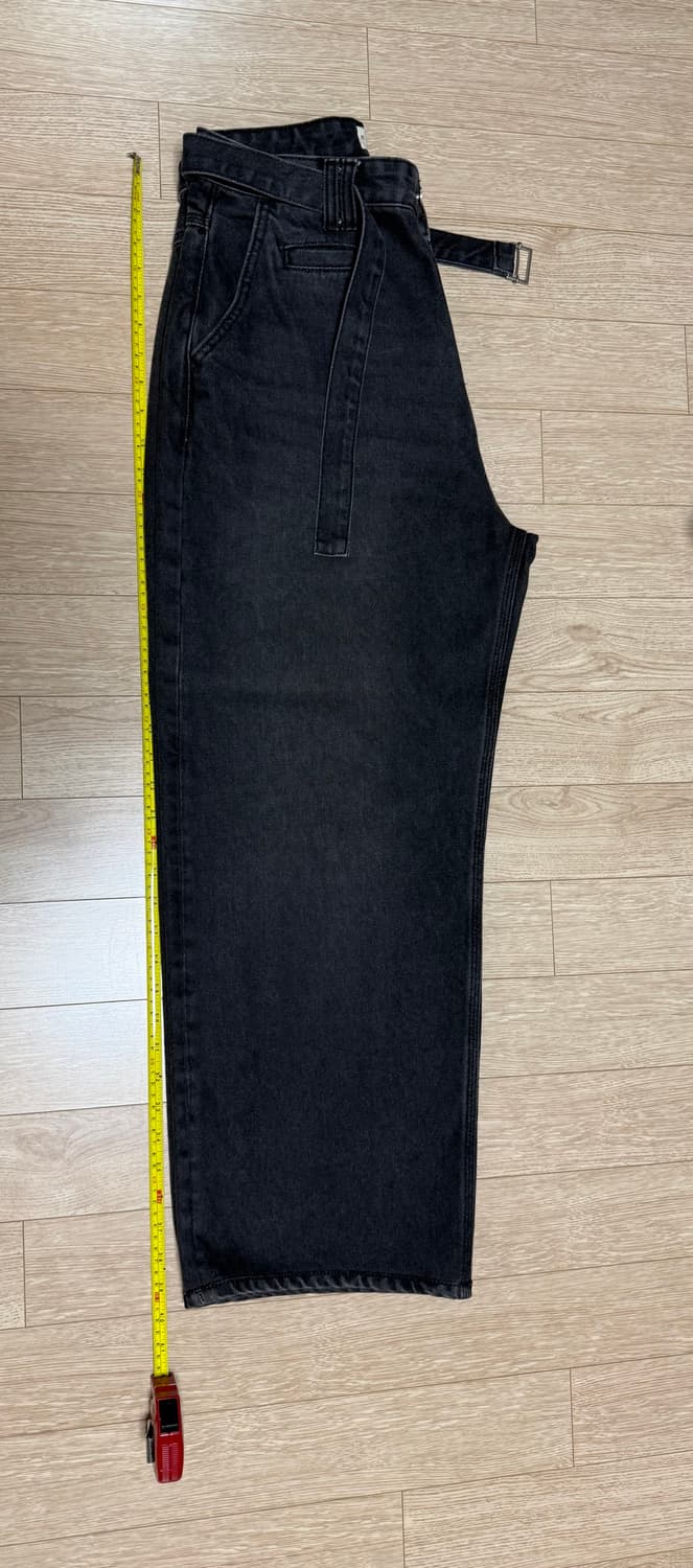 노운 벨티드 데님 차콜 상품이미지7