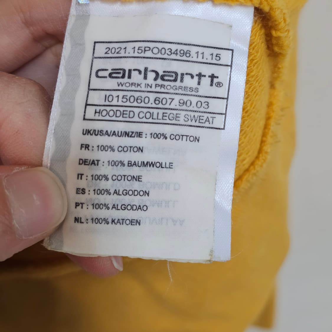 [CARHARTT] 칼하트 원포켓 후드티 상품이미지5