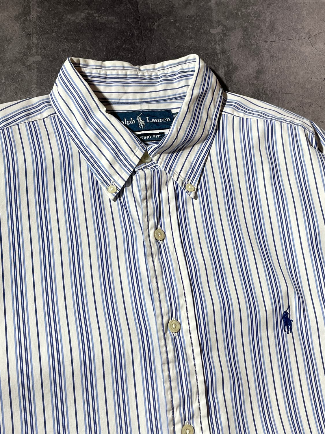 RALPH LAUREN 랄프로렌 빈티지 스트라이프 코튼 셔츠 상품이미지2