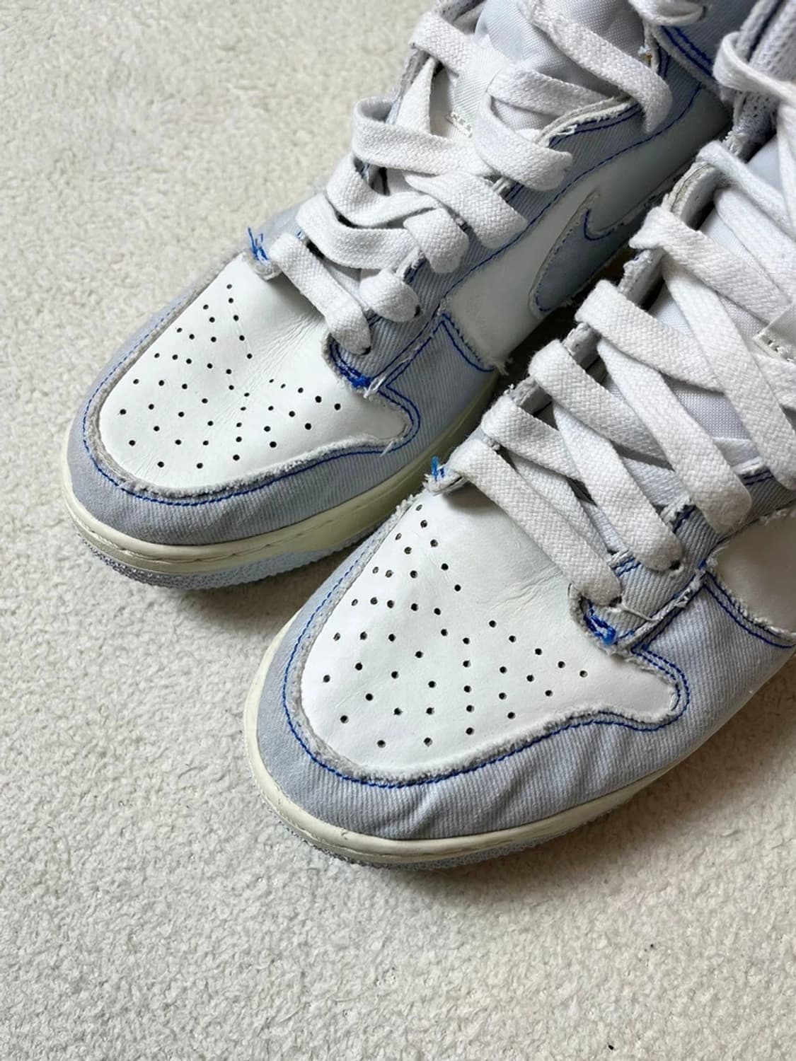 나이키 덩크 하이 1985 블루 데님 스니커즈 A1875 상품이미지3