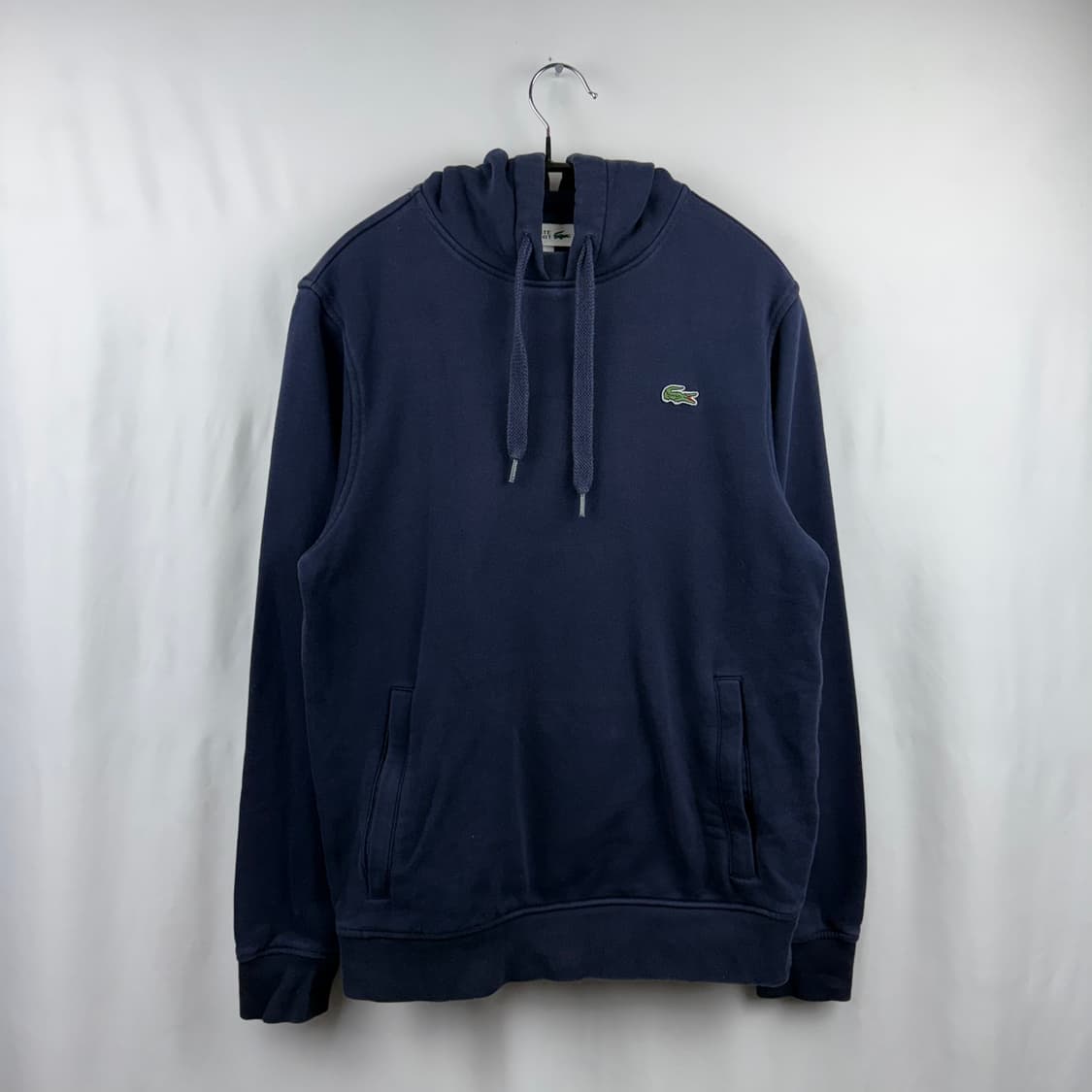(S) 라코스테 스몰 패치로고 후드 티 네이비 상품이미지2