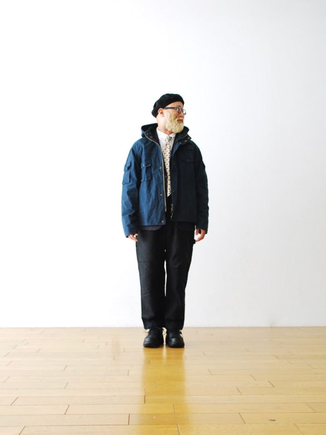 엔지니어드 가먼츠 바버 코웬 네이비 상품이미지2