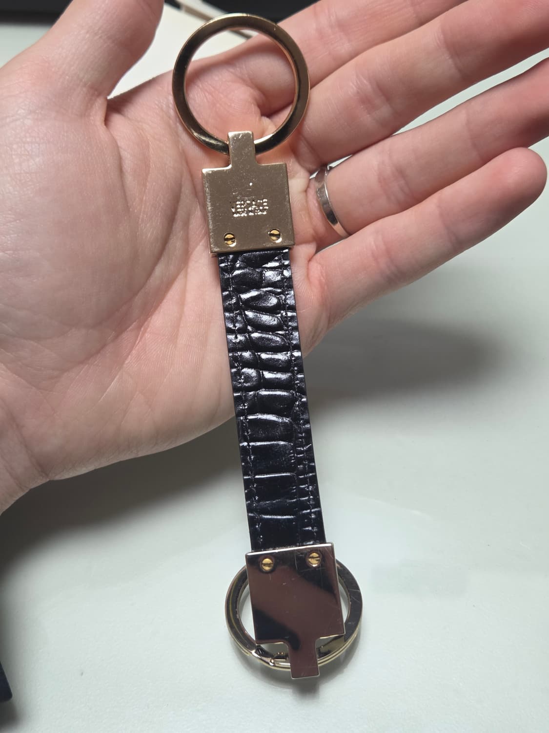 베르사체 가죽 키링 열쇠고리 상품이미지3