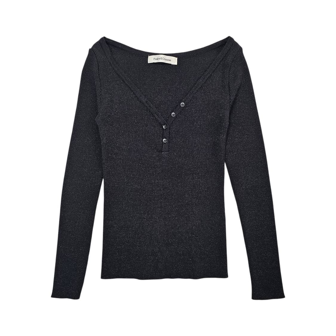 38 Pinky&Dianne 핑키앤다이앤 글리터 브이넥 니트 상품이미지3