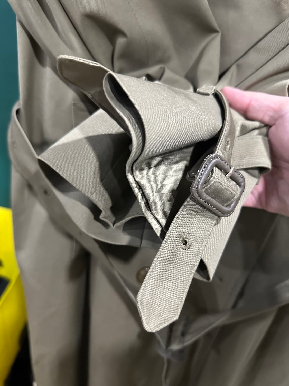 버버리 매장판 내피풀세트 롱 더블트렌치코트 카키100사이즈 상품이미지5