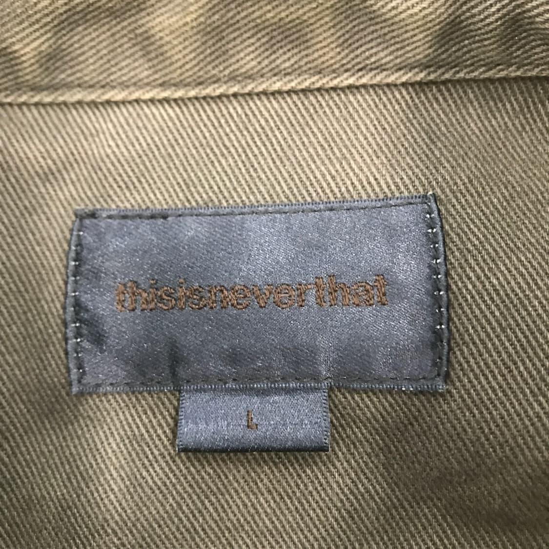 디스이즈네버댓 오버다잉 트윌셔츠 [L] 상품이미지5