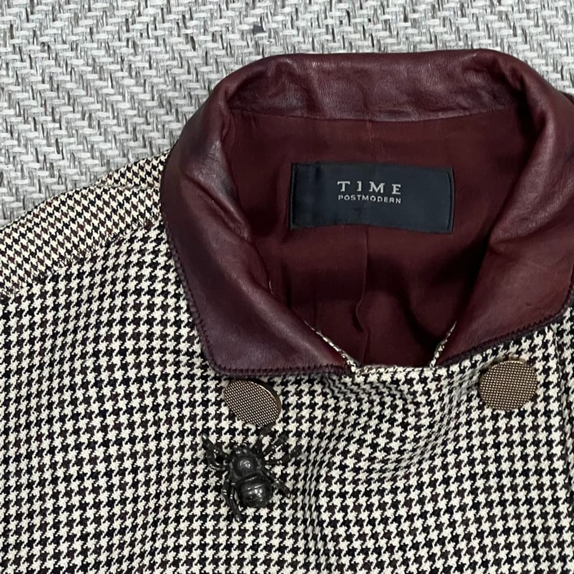 타임 레더카라 울 더블코트 v0895 상품이미지5