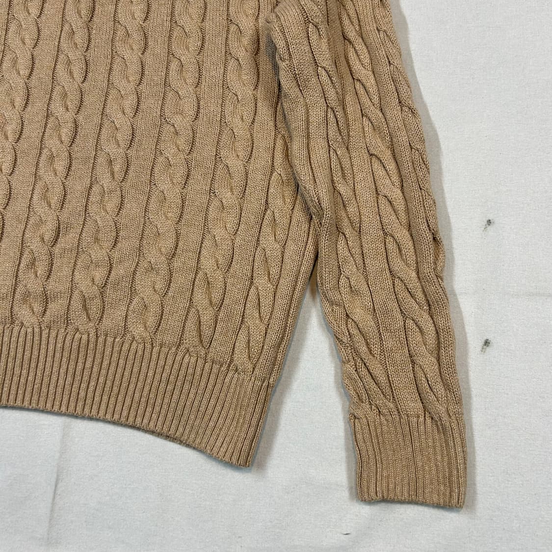 L) 폴로 랄프로렌 케이블 꽈배기 니트 신형 큐알탭 상품이미지6