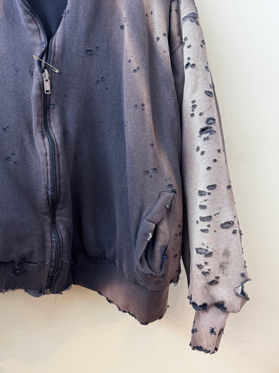 Sun bleached 80s double face hoodie 상품이미지5