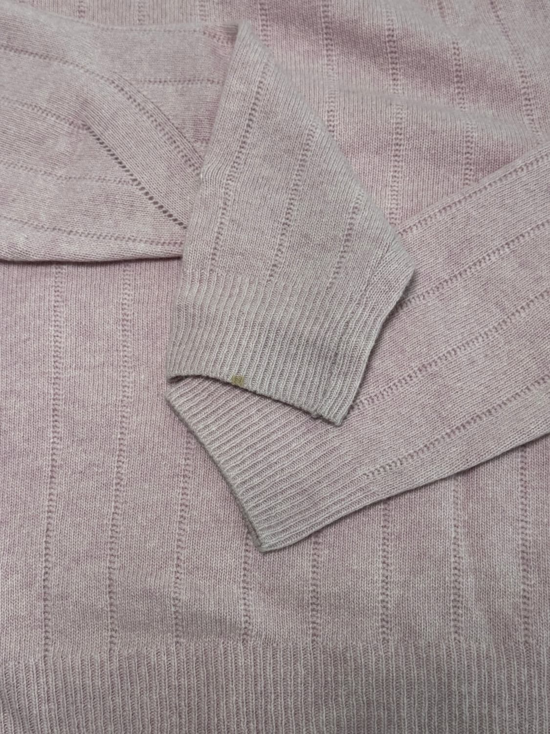 렉토 / 맨즈 러블리 라운드 넥 니트 (핑크) / M 상품이미지7