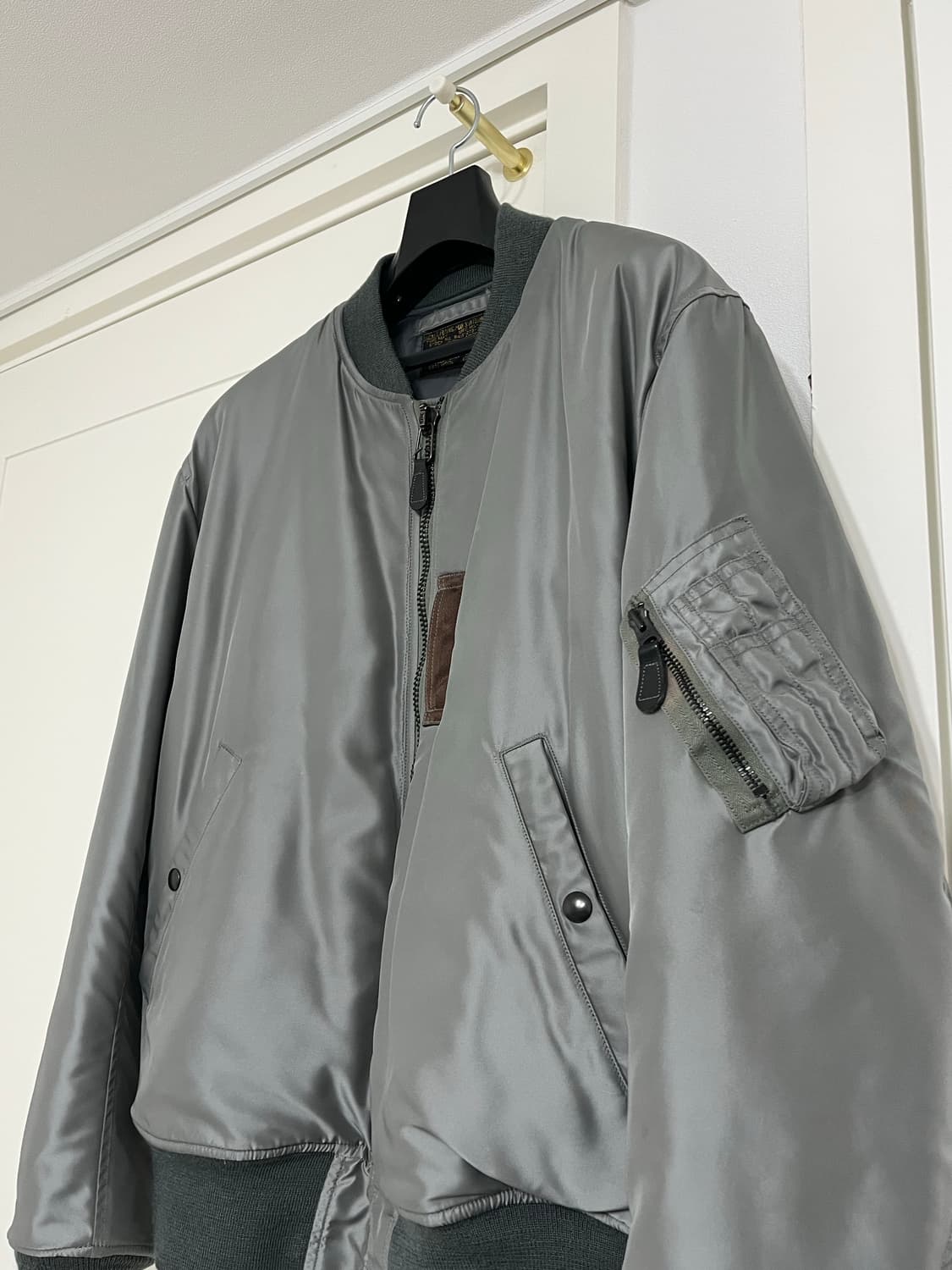 [L] 리얼맥코이 ma1 실버그레이 상품이미지1