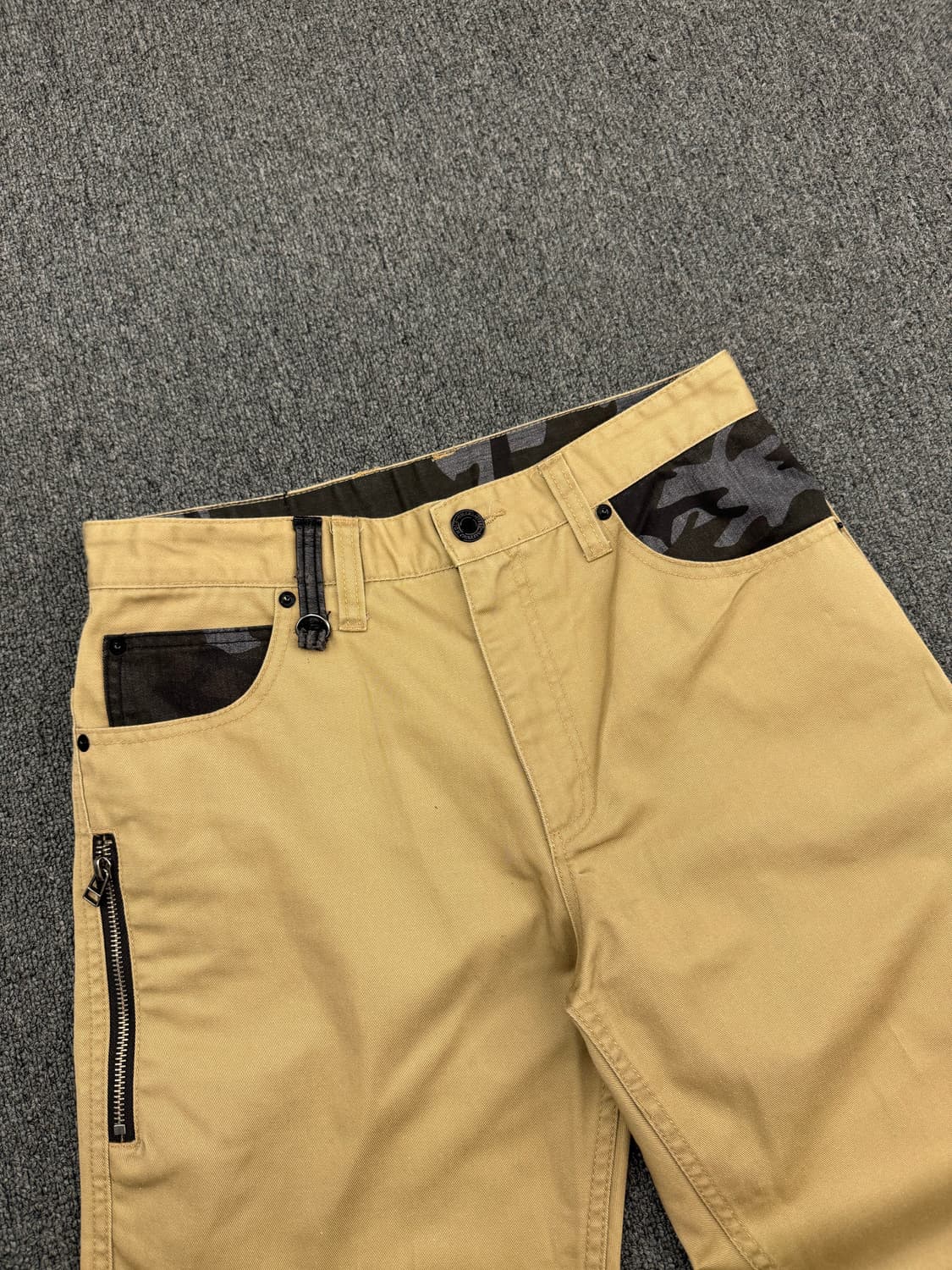 M)Rimaster 빈티지 카모 포인트 베이지 코튼팬츠 상품이미지2