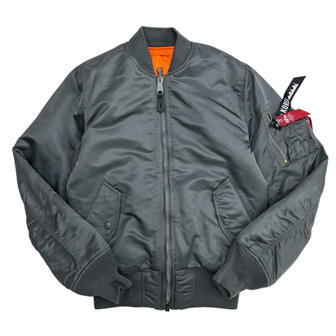 알파인더스트리 리버시블 그레이 항공 점퍼 상품이미지4